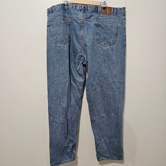 Arizona Jean Co - Jeans Relaxed Fit Straight Leg- Size 48X34 - Blue - 100%Cotton - Picture 2 of 7